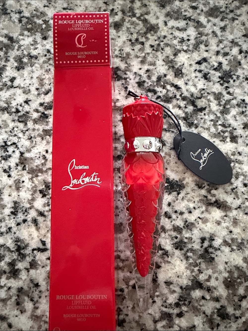 NIB Christian Louboutin Rouge Lip Oil in Vibrant Red
